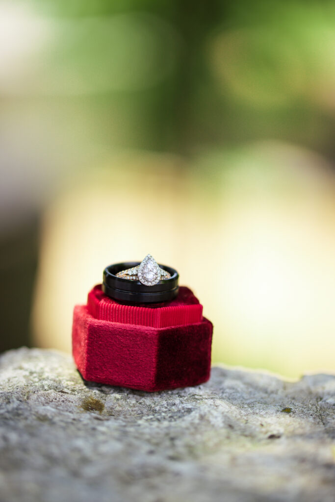 Unforgettable First Look Wedding Photography: photo of the ring